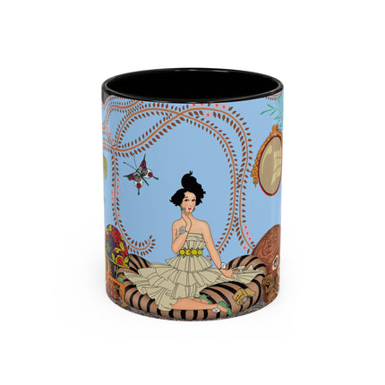 Minuit … ou l’appartement à la mode by George Barbier Colorful Mugs (11oz, 15oz)