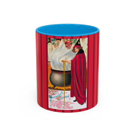 The Hallowe'en Cauldron In the Firelight's Gleam Colorful Mugs (11oz, 15oz)