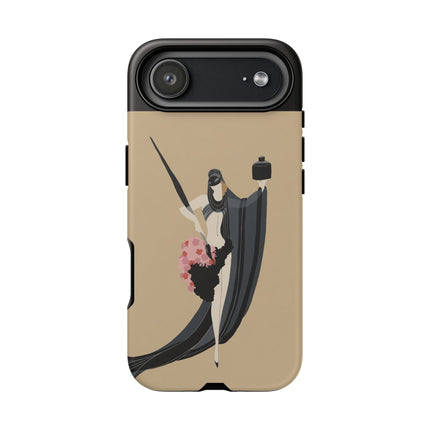 Dancer with Ink & Blossoms Phone Case – Elegant Grace & Artistic Poise