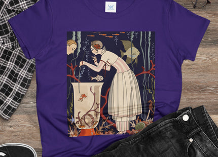 L'Etourdissant Petit Poisson (The Dazzling Little Fish) by George Barbier Women's Midweight Cotton Tee