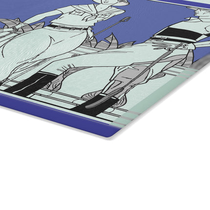 Coastal Elegance Glass Cutting Board