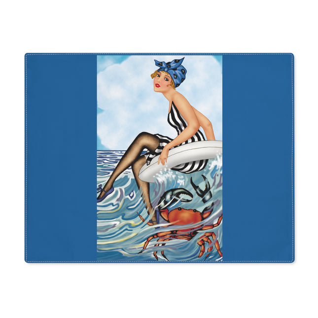Playful Waves and Fashion Follies Placemat, 1pc