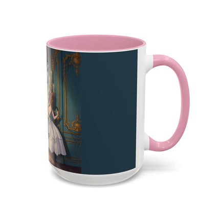 🕯️🎃 The Moonlit Manor Drawing Room Colorful Mug – Elegant Halloween Charm