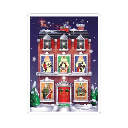 A Christmas Eve Celebration Kiss-Cut Stickers (4 Sizes)