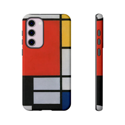 Composition with Red, Yellow, Blue, and Black by Piet Mondrian Phone Cases