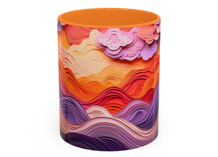 Dramatic Sunset Sky Colorful Mugs (11oz, 15oz)