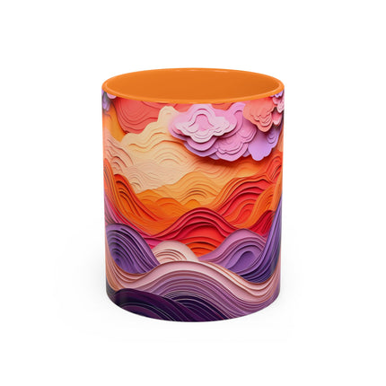 Dramatic Sunset Sky Colorful Mugs (11oz, 15oz)
