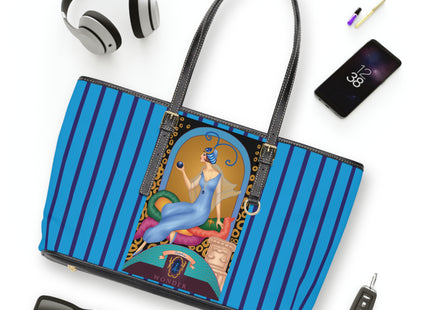 September & Sapphire (from the Gem Series) by Sofia Chiostri PU Leather Shoulder Bag