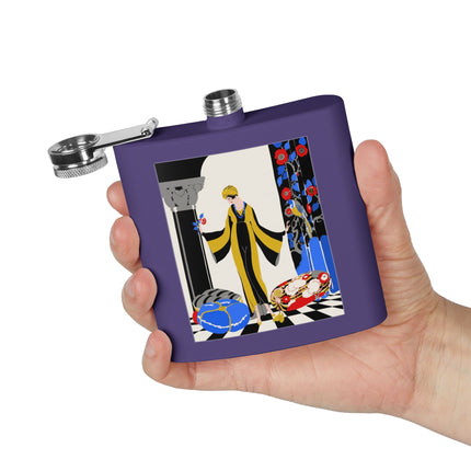 Art Deco Flapper Flask – Elegant Glamour & Timeless Style
