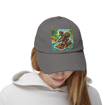 The Daring Drake Unisex Distressed Cap