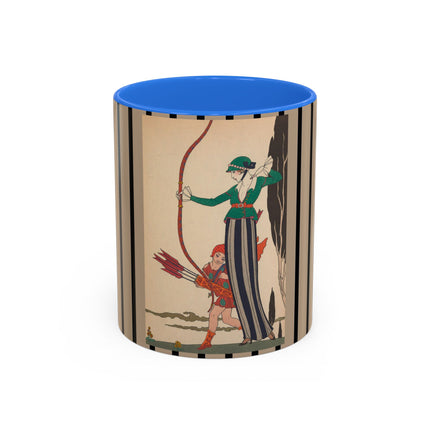 L'Arc Rouge by George Barbier Colorful Mugs (11oz, 15oz)