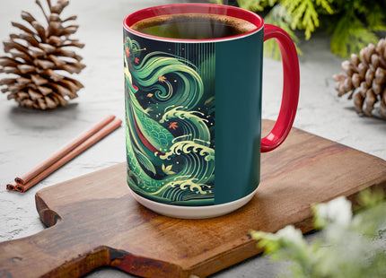 Mermaid Queen Rising from the Deep Colorful Mugs (11oz, 15oz)