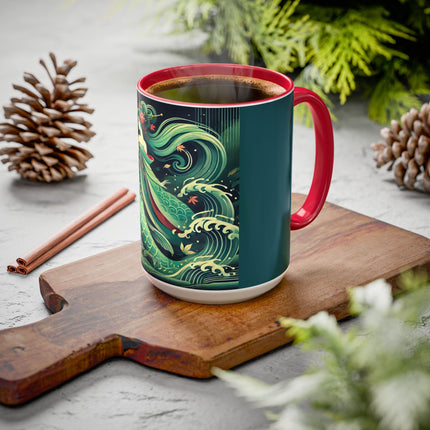 Mermaid Queen Rising from the Deep Colorful Mugs (11oz, 15oz)