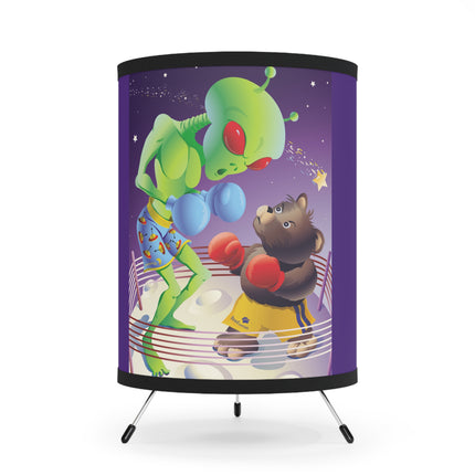 Cosmic Clash Tripod Lamp
