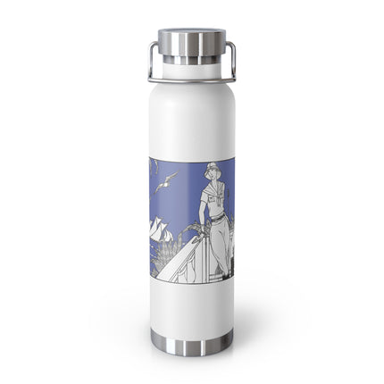 Coastal Elegance Copper Vacuum Insulated Bottle, 22oz