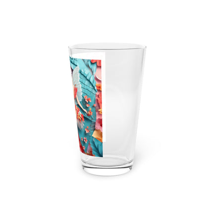 Hibiscus Fairy Glass, 16oz