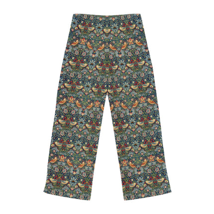 Strawberry Thief by William Morris Women's Pajama Pants (AOP)