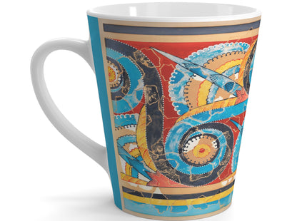 Reproduction of S-Spiral Frieze by Emile Gilliéron Latte Mug