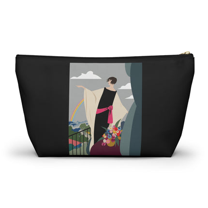 Rainbow Reverie Cosmetic Bag – Serene Elegance & Quiet Hope