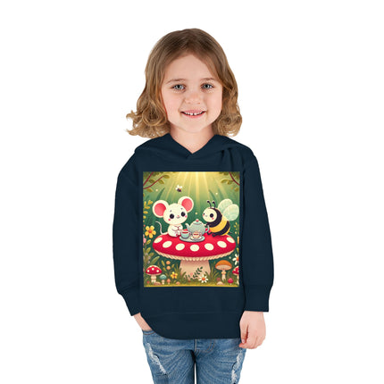 Tea Time Friends Toddler Pullover Fleece Hoodie