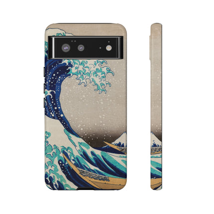 The Great Wave off Kanagawa by Katsushika Hokusai Phone Cases