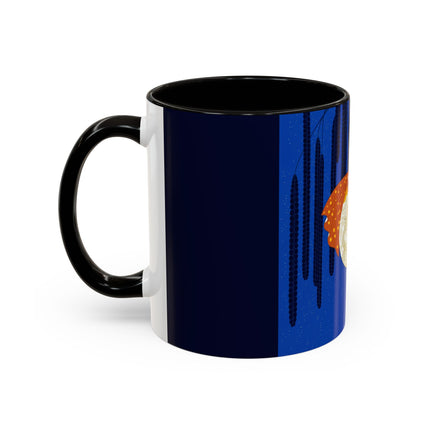 Celestial Melody Colorful Mug (11oz, 15oz) – Musical Grace, Starlit Beauty & Art Deco Elegance