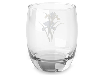 Spanish Iris botanical illustration by Pierre-Joseph Redouté Whiskey Glass