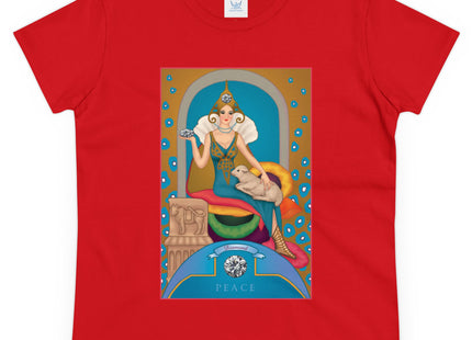 April & Diamond (from the Gem Series) by Sofia Chiostri Women's Midweight Cotton Tee