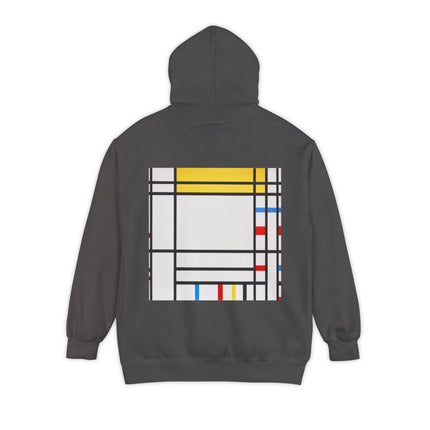 Place de la Concorde by Piet Mondrian Unisex Garment-Dyed Hoodie