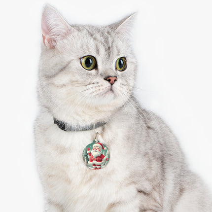 Santa's Joyful Night Pet Tag