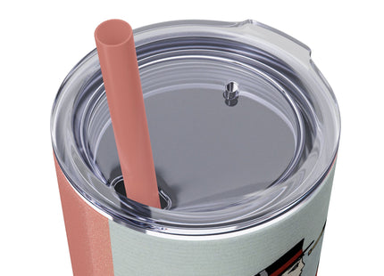 Costume de Yacht by George Barbier Skinny Tumbler with Straw, 20oz