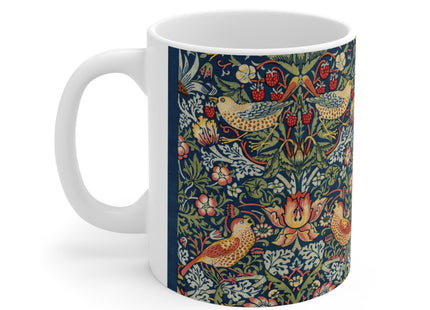Strawberry Thief by William Morris Ceramic Mug 11oz