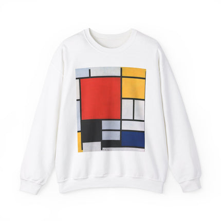 Composition with Red, Yellow, Blue, and Black by Piet Mondrian Heavy Blend™ Crewneck Sweatshirt