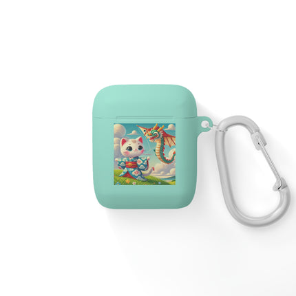 Geisha Kitten and the Dragon Kite AirPods and AirPods Pro Case