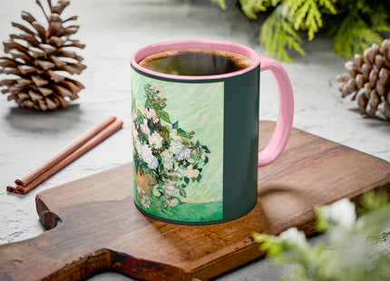 Roses by Vincent Van Gogh Colorful Mugs (11oz, 15oz)