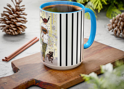 Wrapped in Elegance Colorful Mugs (11oz, 15oz)