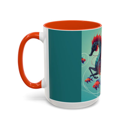 Mermaid & Sea Dragon Mug – Ocean Guardian & Mythic Beauty