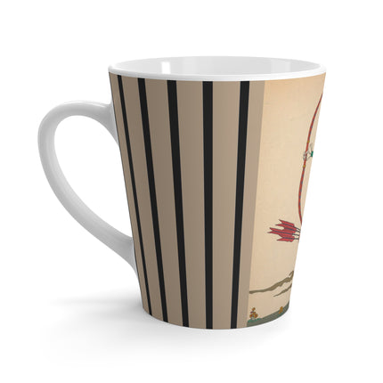 L'Arc Rouge by George Barbier Latte Mug
