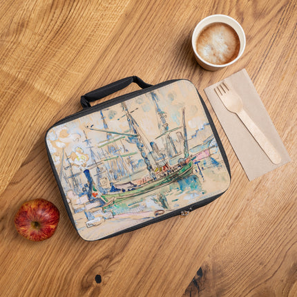 Marseille by Paul Signac Lunch Bag – Tall Ships & Harbor Glow