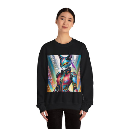 Cyberpunk Chic Unisex Heavy Blend™ Crewneck Sweatshirt