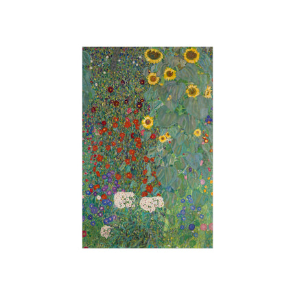 Farm Garden with Sunflowers by Gustav Klimt Fine Art Posters