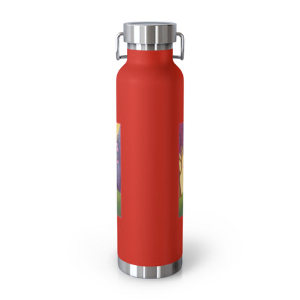 A Dance of Colors and Serenity by Carlo Chiostri Copper Vacuum Insulated Bottle, 22oz