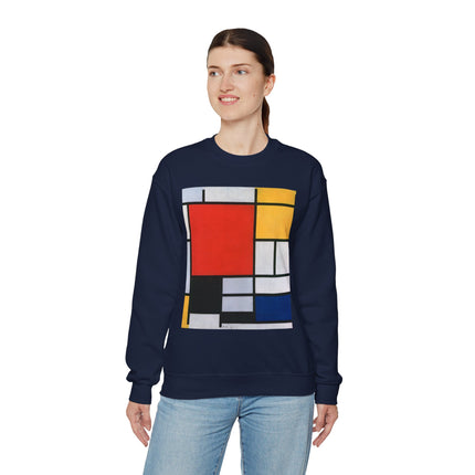 Composition with Red, Yellow, Blue, and Black by Piet Mondrian Heavy Blend™ Crewneck Sweatshirt