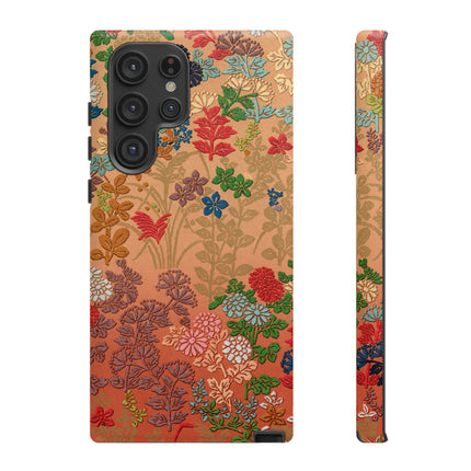 Ornamental Japanese Flower Pattern Phone Cases
