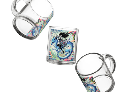 Mystic Guardian of the Sky Glass Mug, 10oz