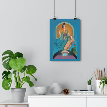 March & Aquamarine (Gem Series) by Sofia Chiostri Giclée Art Print