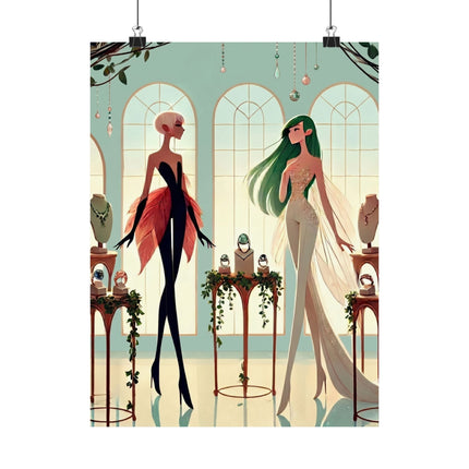 ✨🧚 Fairy Treasures Matte Vertical Poster – Sparkle, Wonder & Enchanted Friendship