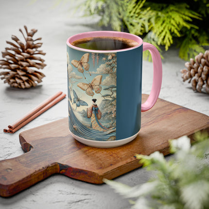 Butterfly Empress Colorful Mug – Graceful Butterflies & Timeless Elegance