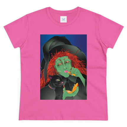 Mirror, Mirror A Witch's Touch Women's Midweight Cotton Tee