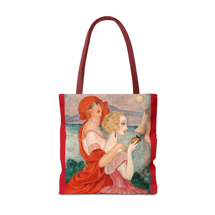 Sur la Route d'Anacapri by Gerda Wegener Tote Bag (AOP)